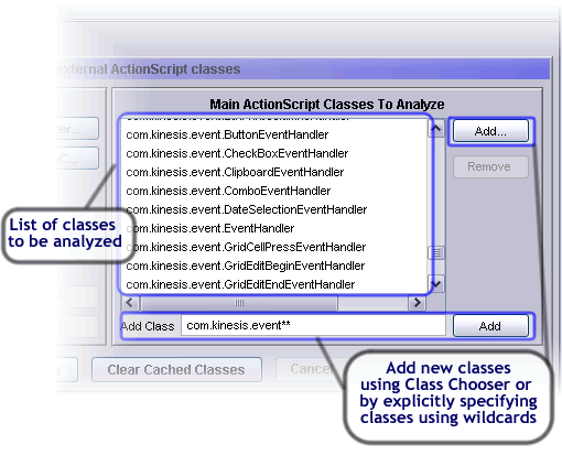 Classes For Analysis